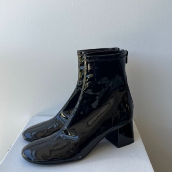 Charles & Keith Black Heel Ankle Boots - Picture 4 of 5